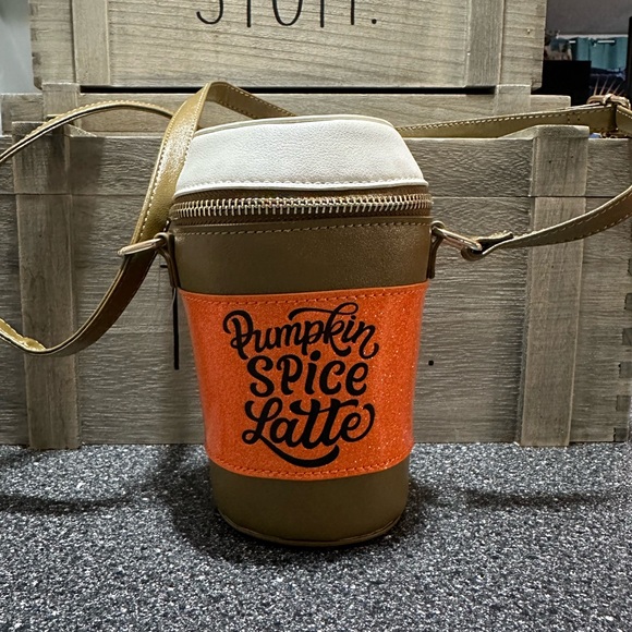Pumpkin Spice Latte Crossbody Bag - Picture 2 of 7